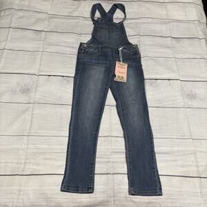 Squeeze Bibs Overalls Girls Size 10 Dark Wash